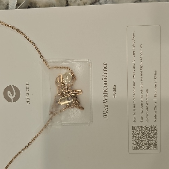 ETTIKA 14K Gold Plated Necklace - Picture 2 of 3